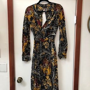 Zara wrap dress with back peep hole
